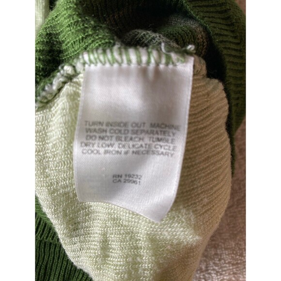 Alfred Dunner Women's Sz M Green White Layered Argyle Short Sleeve Sweater Top - Picture 9 of 10